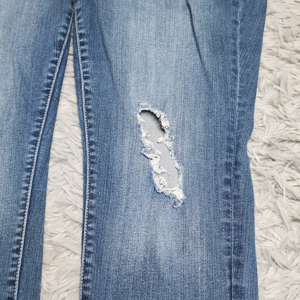Torrid Premium Sky High Skinny Jeans‎ Womens 14R Distressed Stretch High Rise - Picture 3 of 15